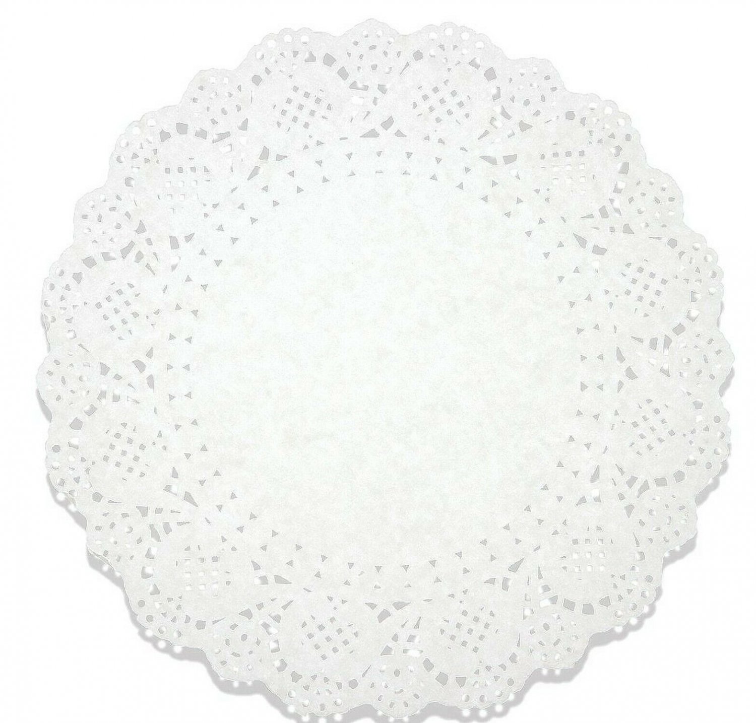 Lace Doilies Paper 250 Pack Set- Decorative Round Placemats Bulk, Table Runne...