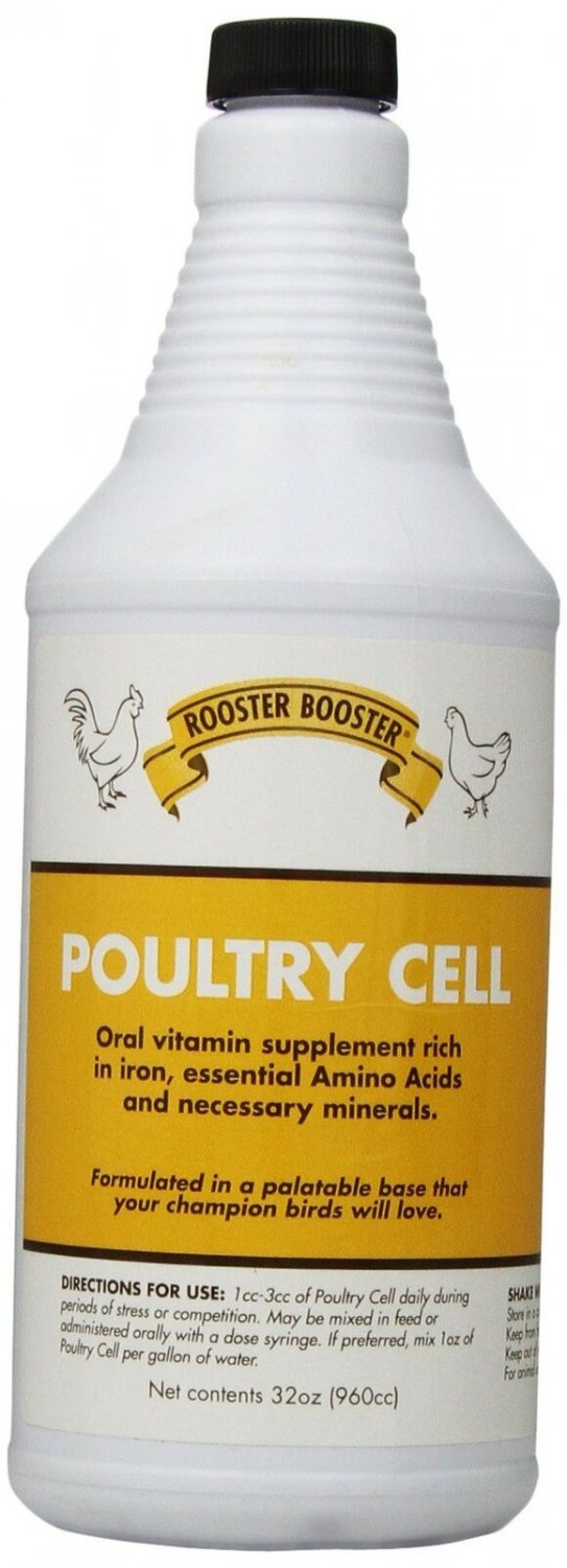 Rooster Booster Poultry Cell, 16-Ounce 32 ounce