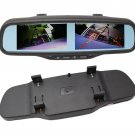 800x480 HD Dual Screen Mirror Monitor, 4.3“ Rearview Backup TFT LCD Display 4...