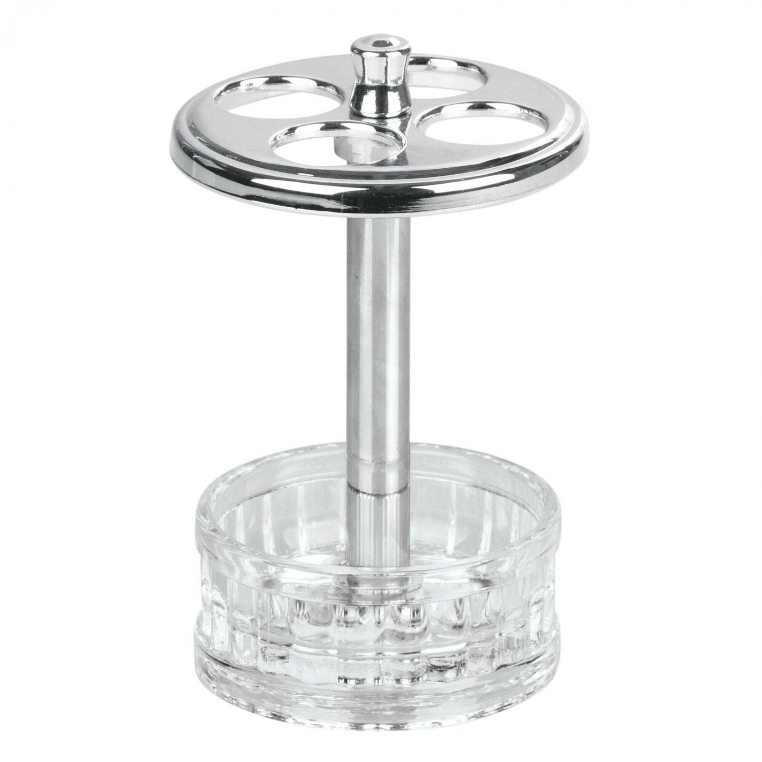 iDesign Alston Plastic Toothbrush Holder Stand for Bathroom, Vanity Counterto...