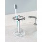 iDesign Alston Plastic Toothbrush Holder Stand for Bathroom, Vanity Counterto...