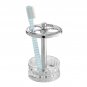 iDesign Alston Plastic Toothbrush Holder Stand for Bathroom, Vanity Counterto...