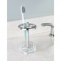 iDesign Alston Plastic Toothbrush Holder Stand for Bathroom, Vanity Counterto...
