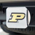 FANMATS NCAA Mens Color Hitch - Chrome Purdue Boilermakers One Size Team Color