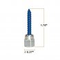 Everflow 8145925-25 3/8" Screw Vertical Threaded Rod Drill Hole & Drive Ancho...