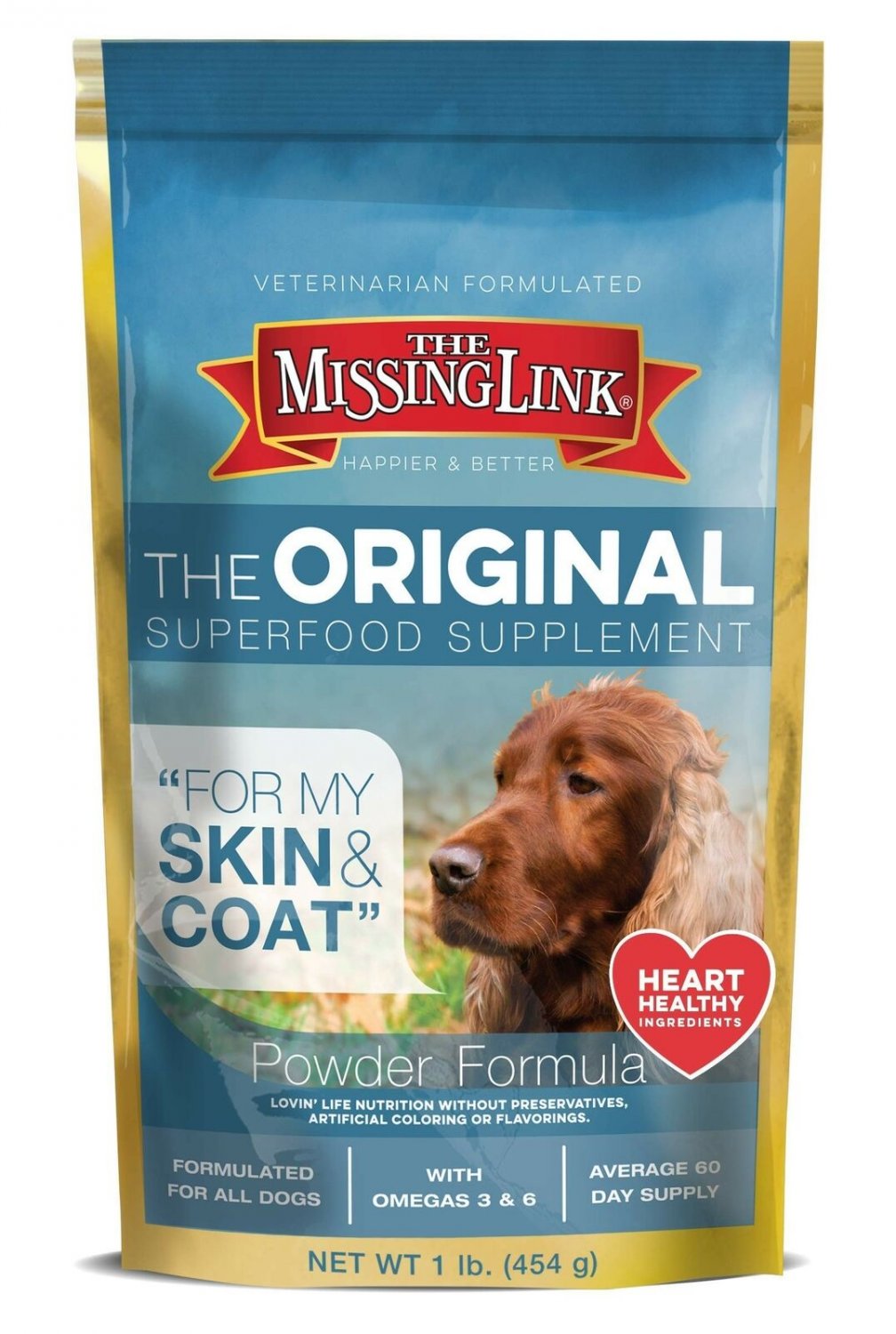 The Missing Link Supplements with Balanced Omegas and Heart Healthy Fresh Gro...