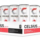 CELSIUS Sparkling Watermelon Fitness Drink, ZERO Sugar, 12oz. Slim Can, 12 Pack