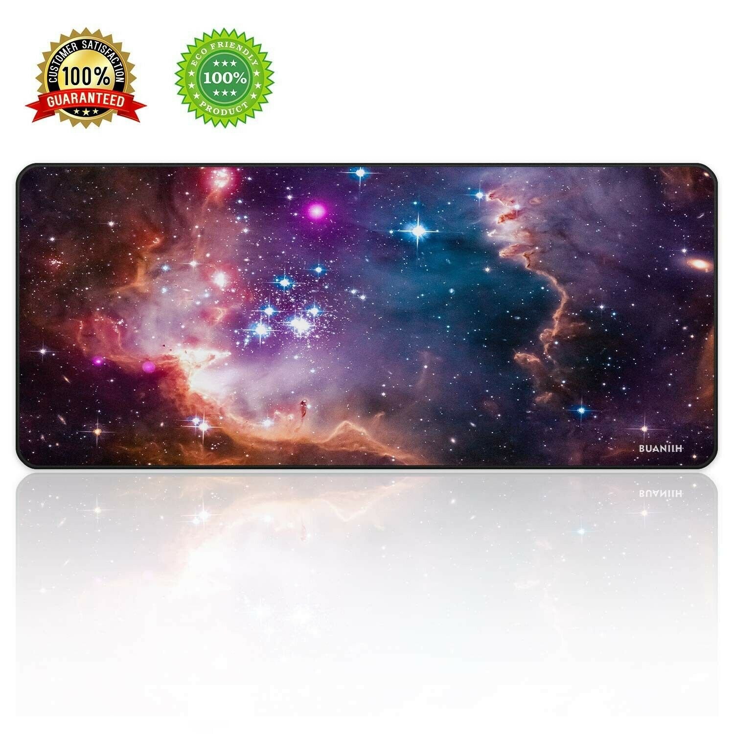 BUANIIH Galaxy Gaming Mouse Pad XL, Extended Large Mouse Mat Desk Pad, Stitch...