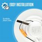 Parmida (12 Pack) 5/6 inch Dimmable LED Recessed Retrofit Downlight, 15W (120...
