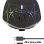 Illuminating wireless mouse powered by rechargeable Li-polymer battery, with ...