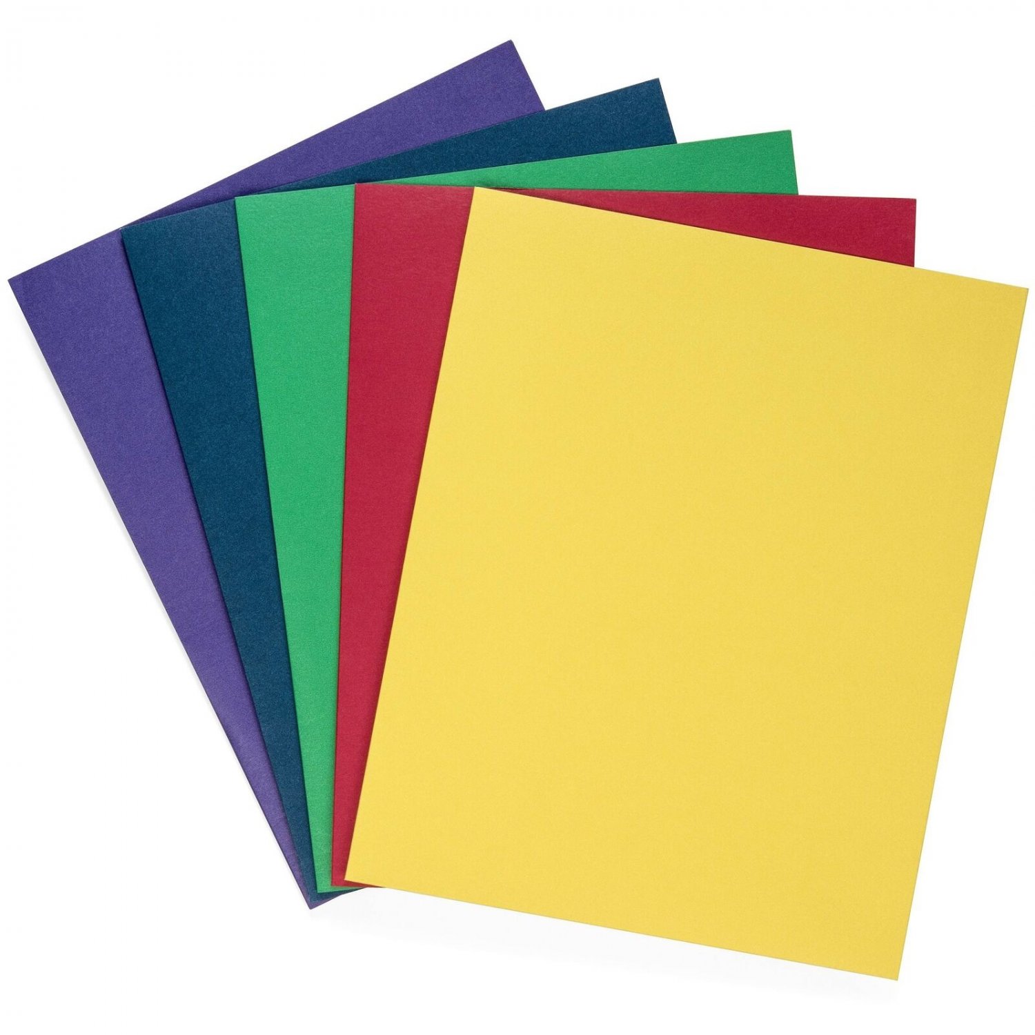 Blue Summit Supplies 50 Two Pocket Folders with Prongs, Designed for Office a...