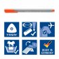 Triplus coloring pens Neon ballpoint pens, 0.3 mm, metal Clad, 6 point / PK, ...