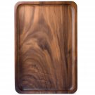 Bamber Wood Rectangular Serving Trays, Medium, Black Walnut, 13.4 x 9 Inches