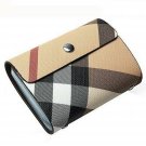 Credit Card Holder for Women-Credit Card Protector Plaid Case-Business Card H...
