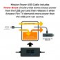 "Made for Amazon" Mission USB Power Cable for Amazon Fire TV 4K (Eliminates t...