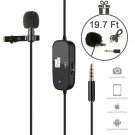 Lavalier Lapel Microphone 236" Professional Grade Clip On Omnidirectional Pic...