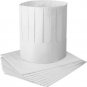 WILLBOND 12 Pack Disposable 9 Inch Paper Chef Tall Hat Set Adjustable Kitchen...