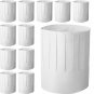 WILLBOND 12 Pack Disposable 9 Inch Paper Chef Tall Hat Set Adjustable Kitchen...