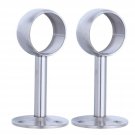 WINOMO 2pcs Ceiling Mount Bracket Stainless Steel Brushed Bracket for Drapery...