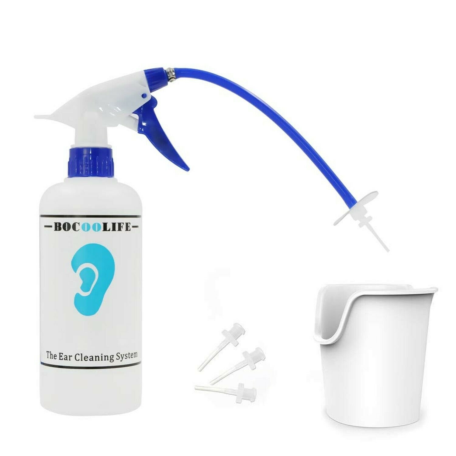 Ear Wax Removal,Earwax Cleaner System,BOCOOLIFE Ear Wax Irrigate Bottle Kit w...