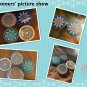 WATSON Coasters For Drinks Absorbent -4 Pack Large 4.0" Size Ceramic Stone Co...