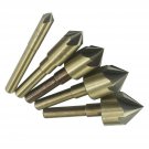 82 Degree Heavy Duty Industrial High Speed Steel Countersink Drill Bit Set an...