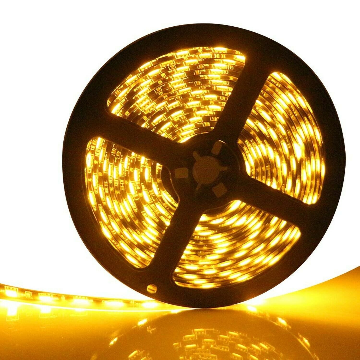 EverBright Led Strip Lights, Amber Led Strip Waterproof Flexible Light Strip ...