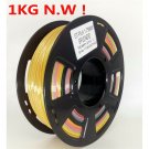Stronghero3d FDM 3D Printer PLA Filament 1.75mm Multicolor Gradient Rainbow 1...