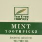 Tea Tree Therapy Tea Tree Toothpicks 100 Picks (Pack of 12) 12 pack