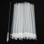 Jovitec 50 Pieces Reusable Drinking Straw Thick Plastic Straws with Cleaning...
