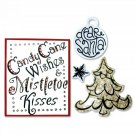 Sizzix 661550 Framelits Die Set with Stamps, Candy Cane Wishes by Lindsey Ser...