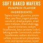 Three Dog Bakery Grain Free Wafers Baked Dog Treats, 13 Oz Pumpkin