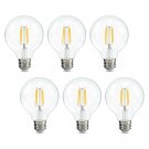 Dimmable Edison Led Globe Light Bulb G25, Warm White 2700K, Bathroom Vanity L...