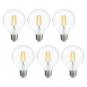 Dimmable Edison Led Globe Light Bulb G25, Warm White 2700K, Bathroom Vanity L...