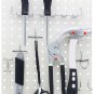 Pegboard Hook Assortment 51-Piece by Calax,Bonus 23 Piece Black Peg Locks