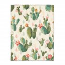 QH Cute Cactus Super Soft Throw Blanket for Bed Couch Lightweight Blanket 58 ...