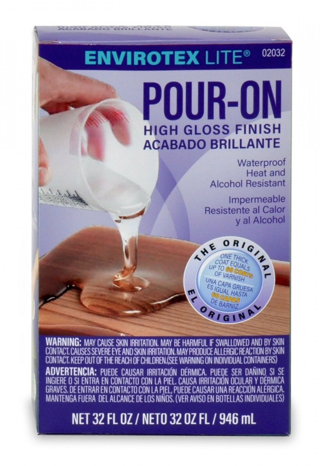 Environmental Technology 32-Ounce Kit Lite Pour-On, High Gloss Finish 32 oz