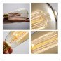 INNOCCY Edison Light Bulb , 60W E26 E27 Vintage Bulb Dimmable ST64 Antique Sq...