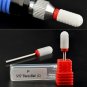 3/32" Ceramic Nail Drill Bits Set Pro Coarse Medium Fine Grit Manicure Drill ...
