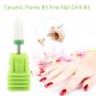 3/32" Ceramic Nail Drill Bits Set Pro Coarse Medium Fine Grit Manicure Drill ...