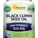 Pure Black Cumin Seed Oil 500mg - 180 Capsules - Cold Pressed Black Seed Oil ...