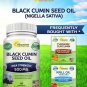 Pure Black Cumin Seed Oil 500mg - 180 Capsules - Cold Pressed Black Seed Oil ...