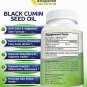 Pure Black Cumin Seed Oil 500mg - 180 Capsules - Cold Pressed Black Seed Oil ...