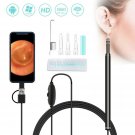 Otoscope,Ear Endoscope,Ear Wax Removal Tool,3 in 1 Ear Scope,720P HD Waterpro...