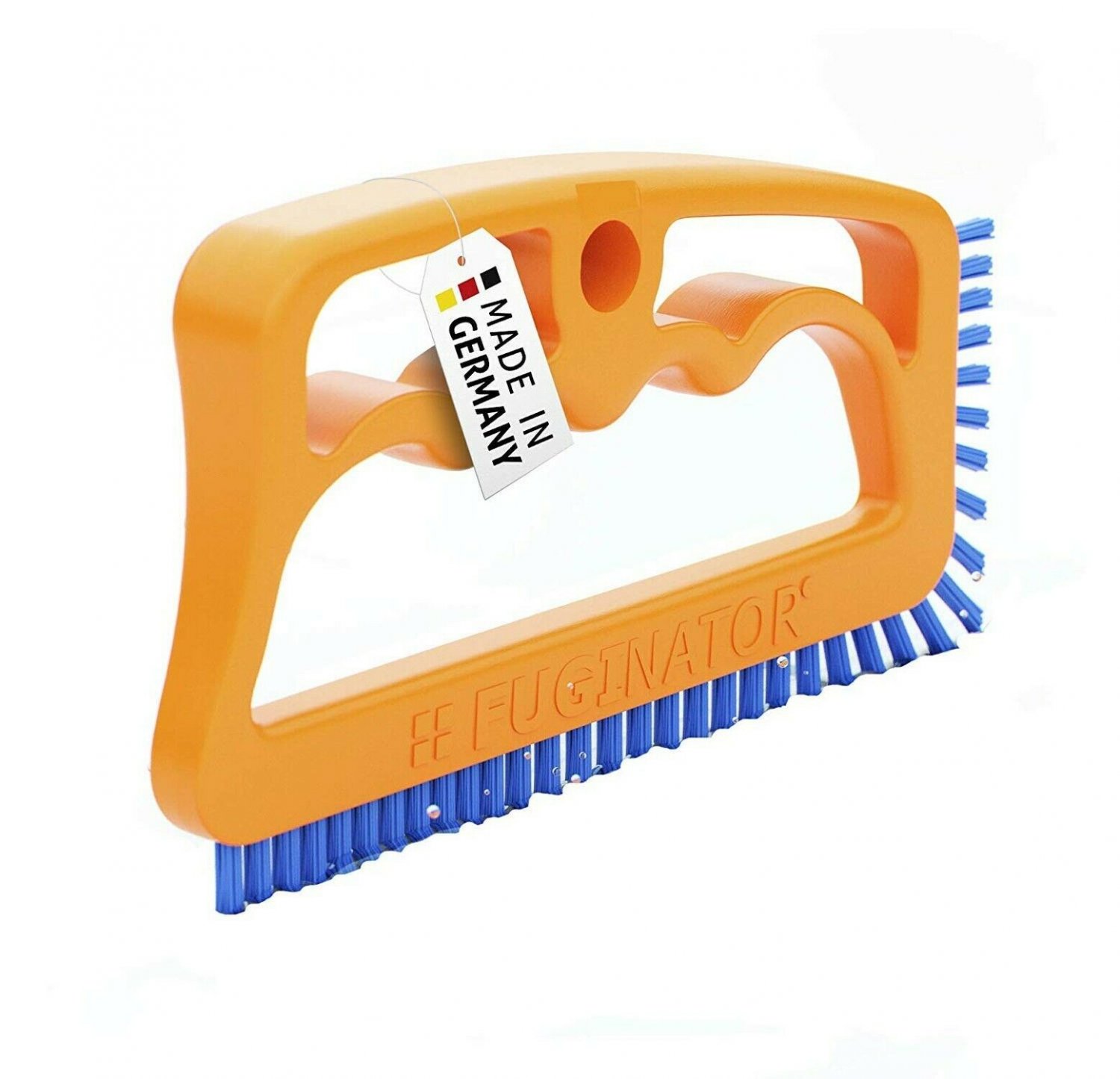 Fuginator Scrub Brush for Tile and Grout: Stiff Nylon Bristle Scrubbing Brush...