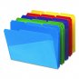 Smead 10540 Slash Pocket Poly File Folders, 1/3 Cut Top Tab, Letter, Assorted...