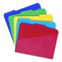 Smead 10540 Slash Pocket Poly File Folders, 1/3 Cut Top Tab, Letter, Assorted...