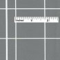 White Lines Flannel Backed Vinyl Tablecloth, 60-Inch Round, Gray 60" Round