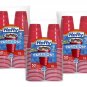 Hefty Red Plastic Party Cups -18 Ounce, 3 Packages of 50 Cups (150 Total)
