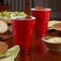 Hefty Red Plastic Party Cups -18 Ounce, 3 Packages of 50 Cups (150 Total)
